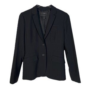J. Crew Wool Bi-Stretch Classic Black Blazer Size 4